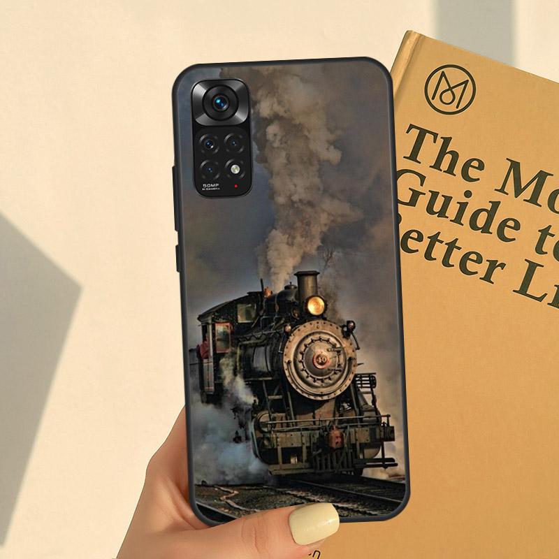 Classic Steam Train Railway For Redmi Note 12 Pro Plus Case For Redmi Note 10 11 Pro 8 9 11S 12S 10A 9C 10C 12C Cover
