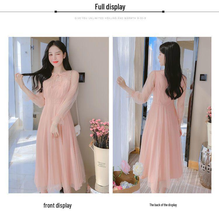 2026 Summer French Fairy Mesh Dress - Gentle Formal Style