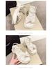 Women's 2025 Summer Fairy Style Platform Sandals with Bow and Pearls
