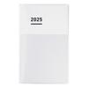 KOKUYO Jibun Techo Mini DIARY Planner 2025 Monthly Weekly B6 Slim White Starts November 2024 Ni-JCMD1W-25
