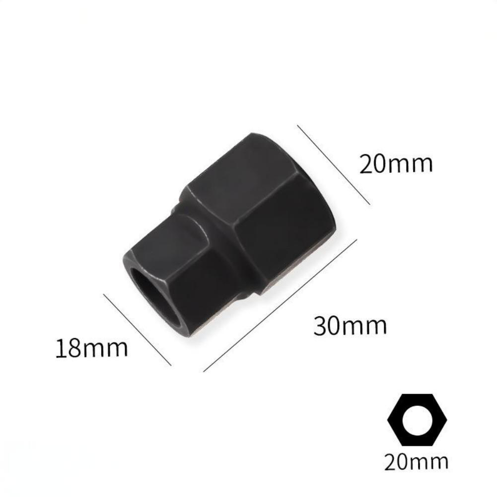 Hexagon Generator Pulley Removal Tool 33 Teeth 19mm Diameter for Alternator Clutch Wheel with Steel Construction