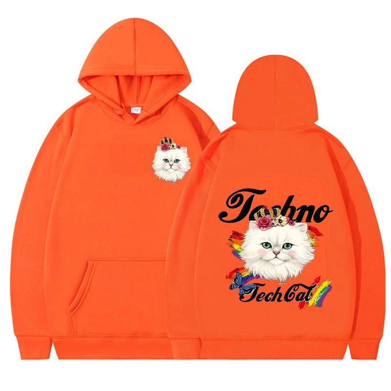 Autumn Winter Women's Hooded Sweatshirt Fashion Cute Hoodie Cartoon Print Jacket