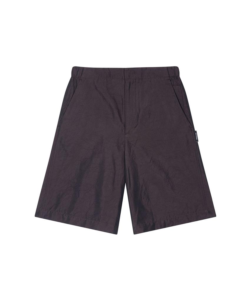 Millakodeu Wild Crease Bermuda Pants - Brown