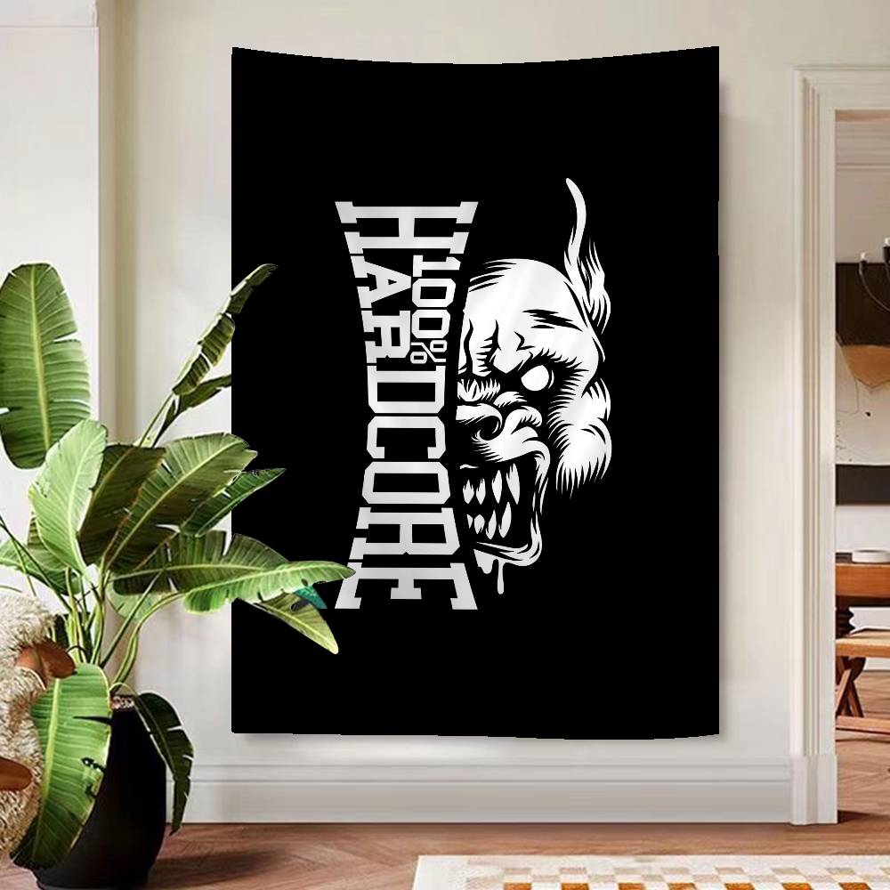 100 Hardcore Dog To The Bone Cartoon Tapestry Wall Hanging Decoration Household Home Decor
