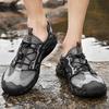Fashion Mens Hollow Out Casual Shoes Stylish Summer Mesh Sneakers Non-Slip Canyoning Shoes Outdoor Walking Trainers Tennis Shoes Loafers