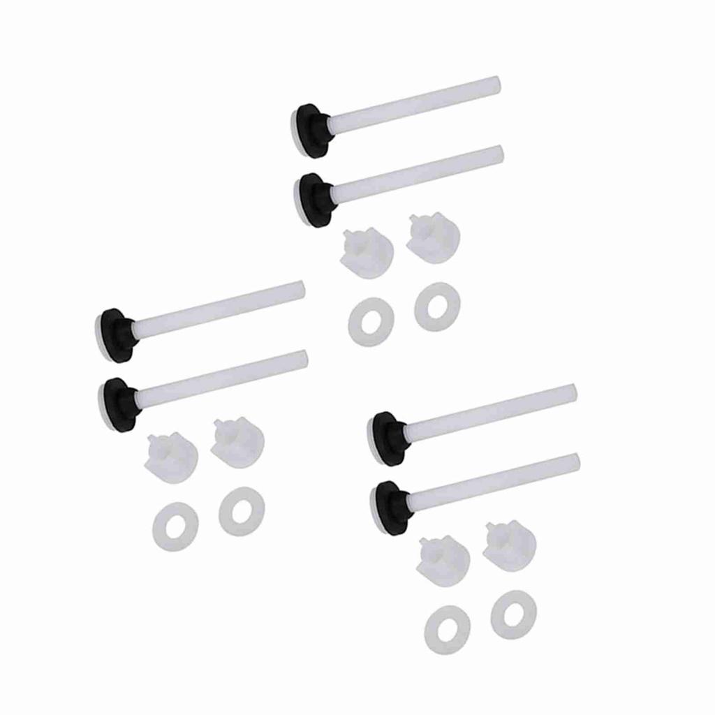 3 Pair Two Piece Toilet Water Tank Screw Set Fixings Fitting Accessory Repairing Tools
