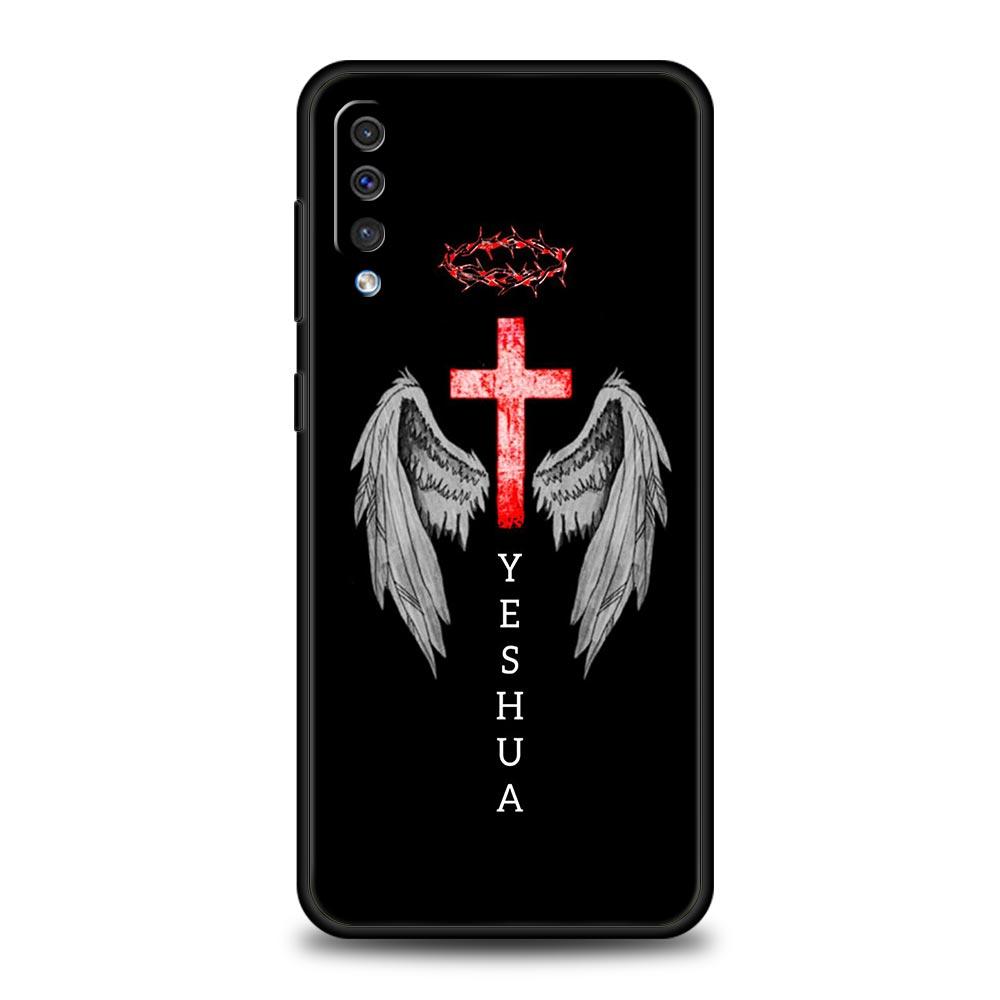 

Cross Pattern Element Design Phone Case for Samsung Galaxy A56 A36 A26 A16 A34 A24 A42 A22 A20 A12 A40 A30 A10 5G Soft TPU Cover Samsung A20e