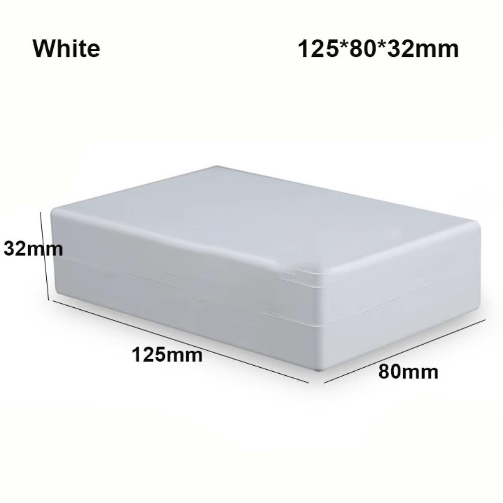 New Waterproof Project Enclosure Boxes ABS Plastic White Black Storage Case 9 Styles Housing Instrument Case Electronic Supplies