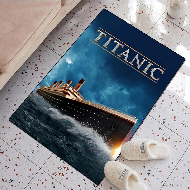 Titanic Carpet Office Decorative Carpet For Living Room Bedroom Door Mat Floor Rug Computer Chair Area Rug