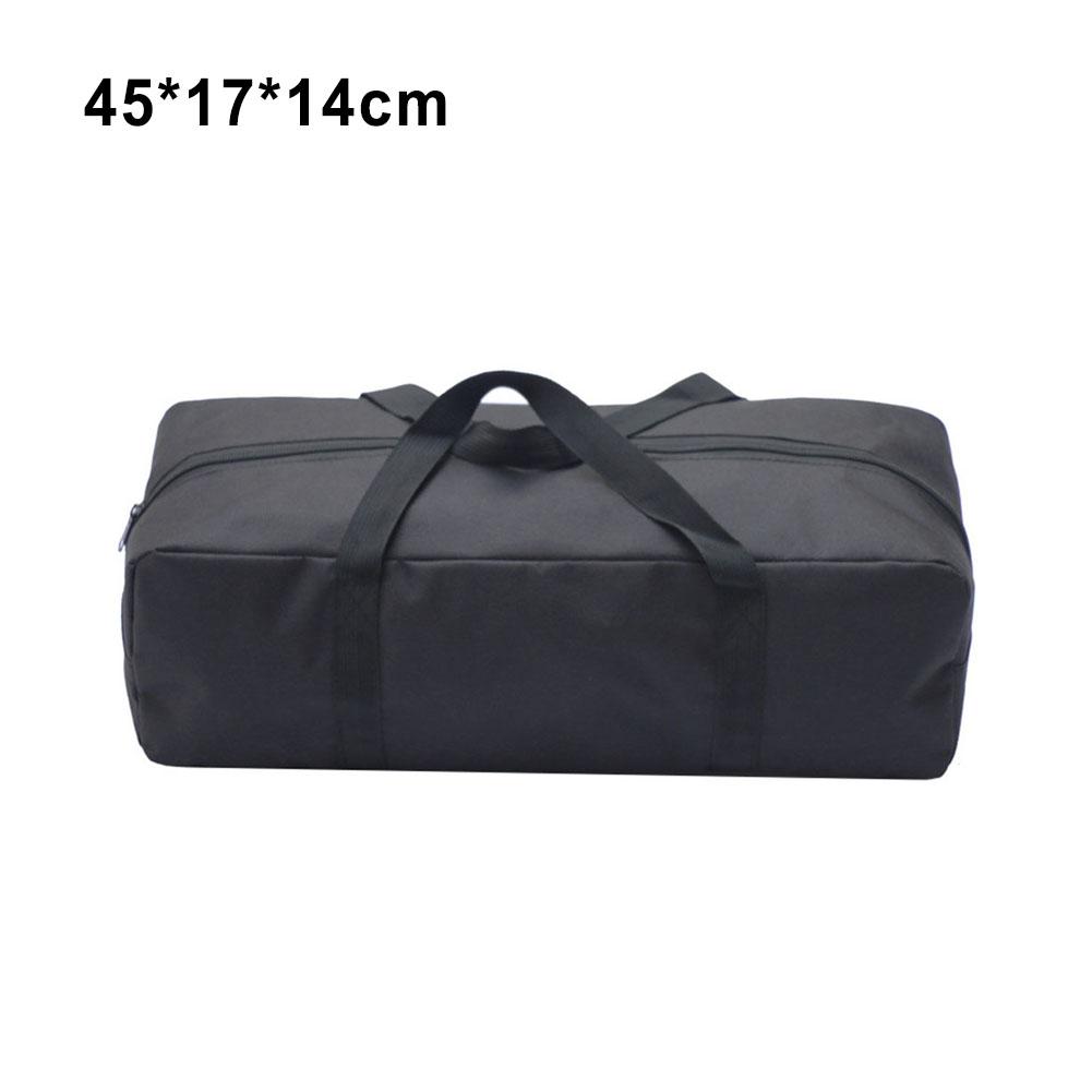 600D Oxford Cloth Storage Bag Black Carry Bag Extended Handle Outdoor