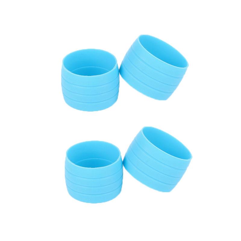 2pcs Silicone Anti-skip Bicycle Handlebar Tape Plug Fixed Ring Road Bike Shift Handle Protection Cover Non-Slip Cycling Accessor