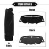 Car Dashboard Cover Compatible for Hyundai Tucson 2010-2015, Polyester Black Dash Cover Sunshade