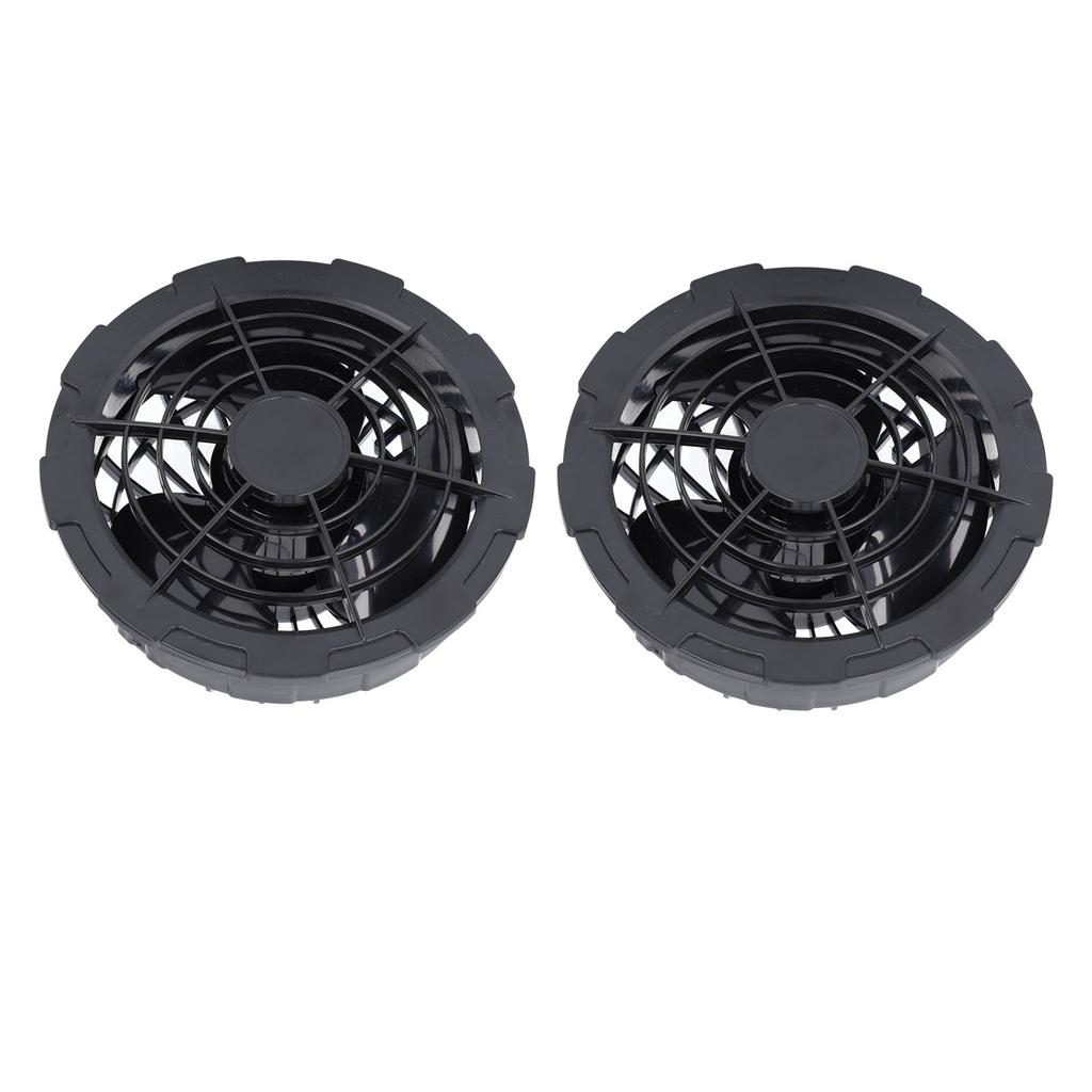 2PCS Cooling Jacket Fans 5V 0.6A Cable USB Powered Brushless Motor Fan for Air Conditioning Clothes