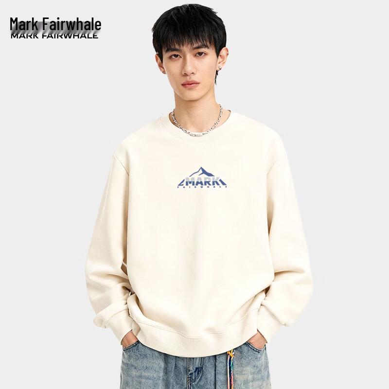 Mark Fairwhale Men's Loose Fit Vintage Crewneck Sweatshirt