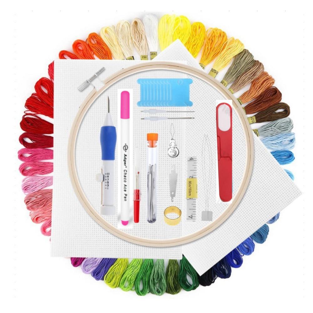 Cross Embroidery Embroidery Needle Set Embroidery Poke Tools Embroidery Flower Poke Needle Combination Set