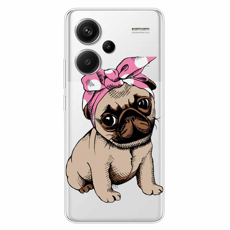 For Redmi Note 13 Pro Plus 5G Case Clear TPU Soft Back Cover for Xiaomi Redmi Note 13 Pro+ 5G Transparent Silicone Cases Funda