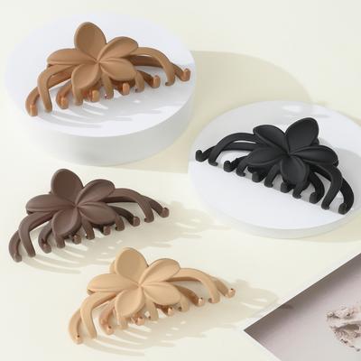Große Blumen-Haarklammern Dünnes Dickes Lockiges Haar Starker Halt Kieferklemme Haaraccessoires für Damen