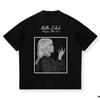 Billie Eilish Happier Than Ever Ritratto Bianco e Nero Grafica T-Shirt Unisex Unisex Musica Pop Streetwear Casual Cotone Top