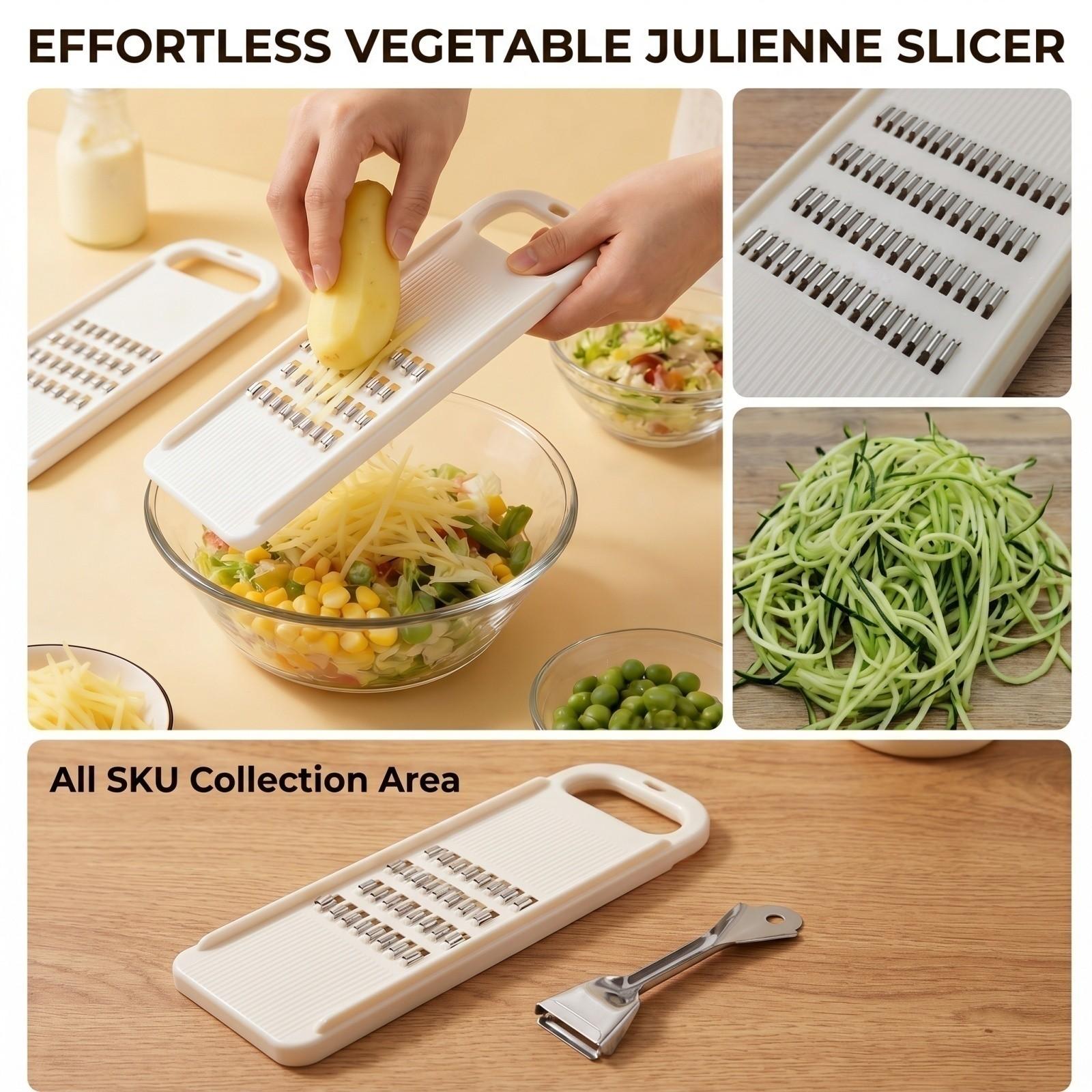 and Grater for Cucumber, Potato, – Multi-Function Cutter and Shredder for Home Kitchen one size