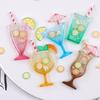 Creative Silicone Mold for Glitter Cocktail Drink Theme Art Handmade Jewelry Crafting Present for Special Occasions