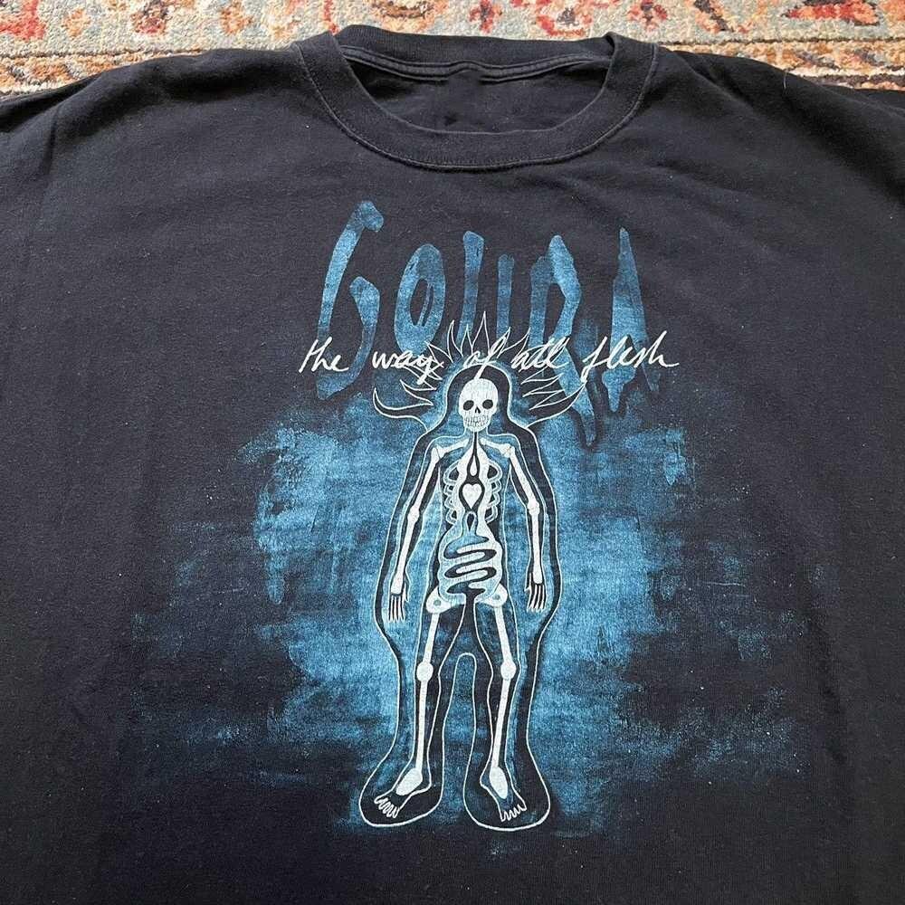 Футболка с логотипом группы The Way of All Flesh Gojira Унисекс Классическая Черная S-5XL 1P0148 Унисекс Футболка XXXXL