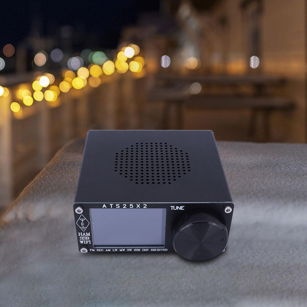 ATS25X2 All Band Radio FM/LW/MW/SSB Portable FM Radio 2.4inch Touchscreen Stereo Radio Si4732 Chip APP Network WIFI Configuratio