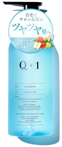 For dry, damaged hair: Q+ Qualitas [Damaged] Shampoo, Salon Exclusive, Amino Acid Shampoo, Silicone-Free, 400ml