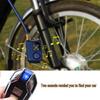 Remote-Controlled Anti-Theft Glass Door Bicycle Helmet Lock with Steel Cable