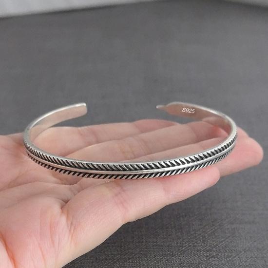 VENTFILLE 925 Sterling Silver Knot Bracelet For Women Double Layers Hyperbole Adjustable Fashion Trend Jewelry Gift Dropshipping