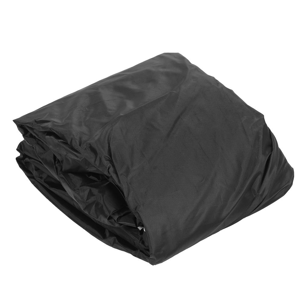 420D Silver Coating Oxford Cloth Waterproof UV Protection Boat Yacht Cover 530x290cmBlack