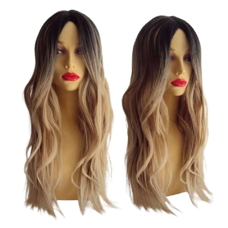 Luxurious Fashion Cosplay Hair Wig For Women With Long Straight And Curly Styles