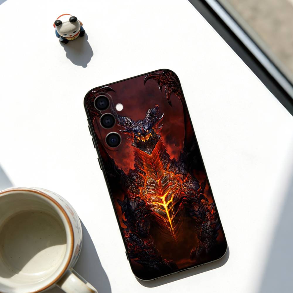 

W-Warcraft G-Game Phone Case Soft black For Samsung Galaxy A73,A72,A71,A70,A53,A52,A51 Samsung a50 30s 50s