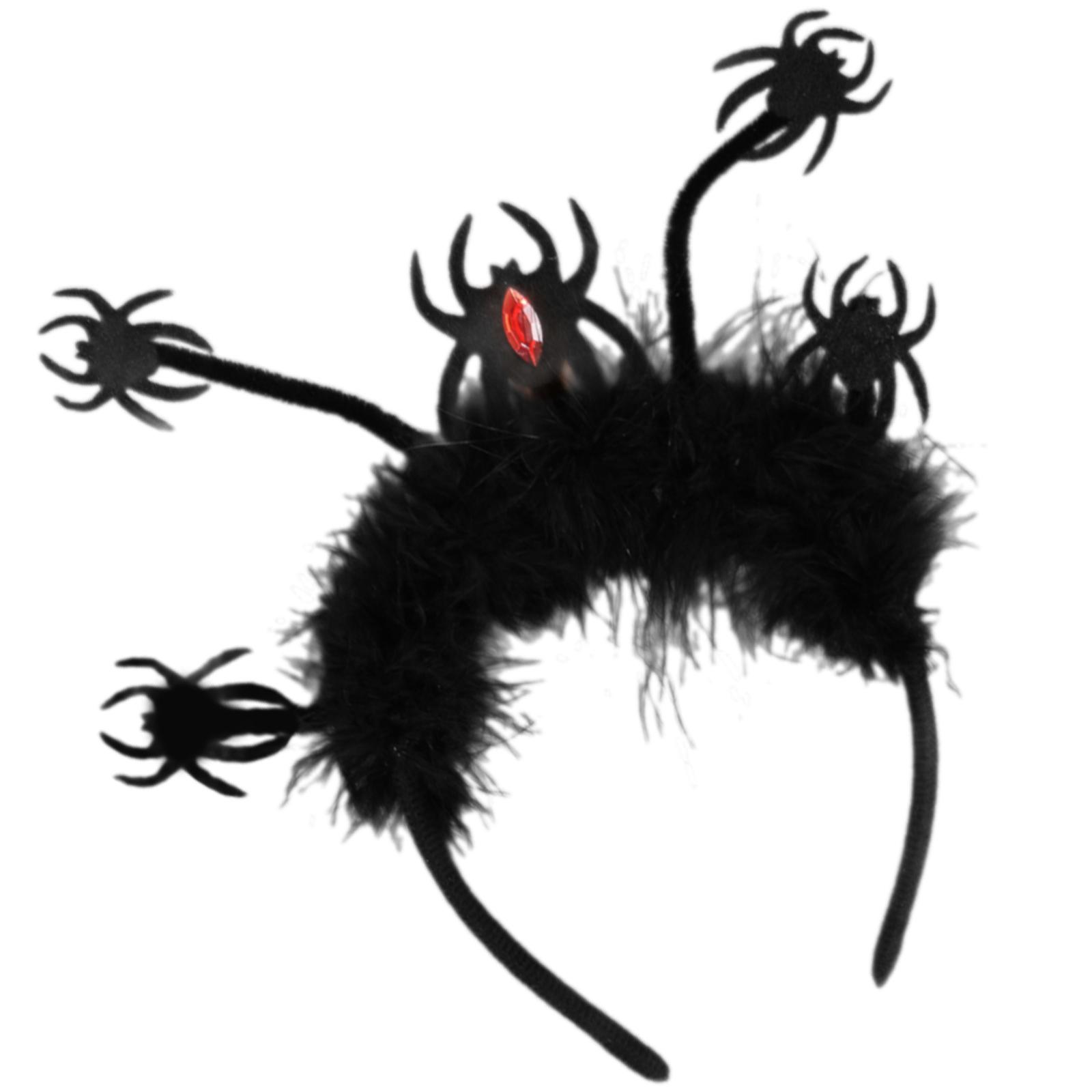 

Головная повязка в виде черепа и паука Головной убор на Хэллоуин Реквизит для фотосессии на Хэллоуин Головные уборы для вечеринки в виде пауков Аксессуары для косплея D