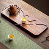New Walnut Wood Chinese Style Tea Tray - Solid Wood Dry Brewing Table for Living Room