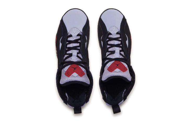 Jordan True Flight Black Varsity Red PS 343796-060