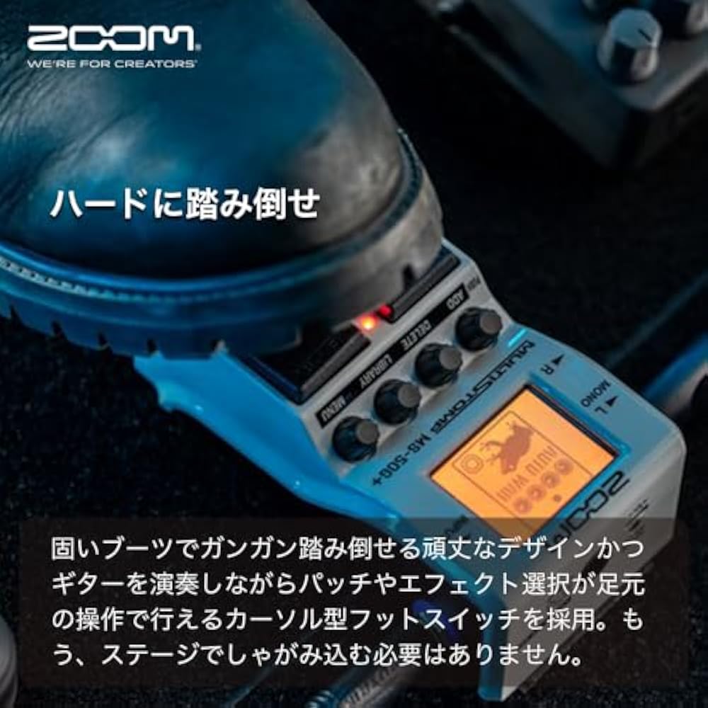 ZOOM Zoom MS-50G Plus Guitar Effects [100 Effects/Amp Simulation/Tuner] Multi Stomp, USB-C, Stere...