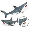 Megalodon Simulation Plastic Figure Ancient Action Animal for Birthday Kids