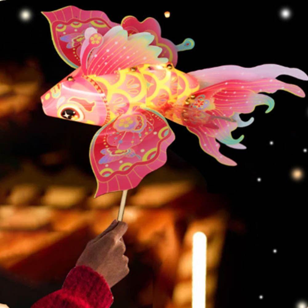 Waterproof Mid-Autumn Festival Lantern Handheld DIY Lantern Materials Hanfu Accessories