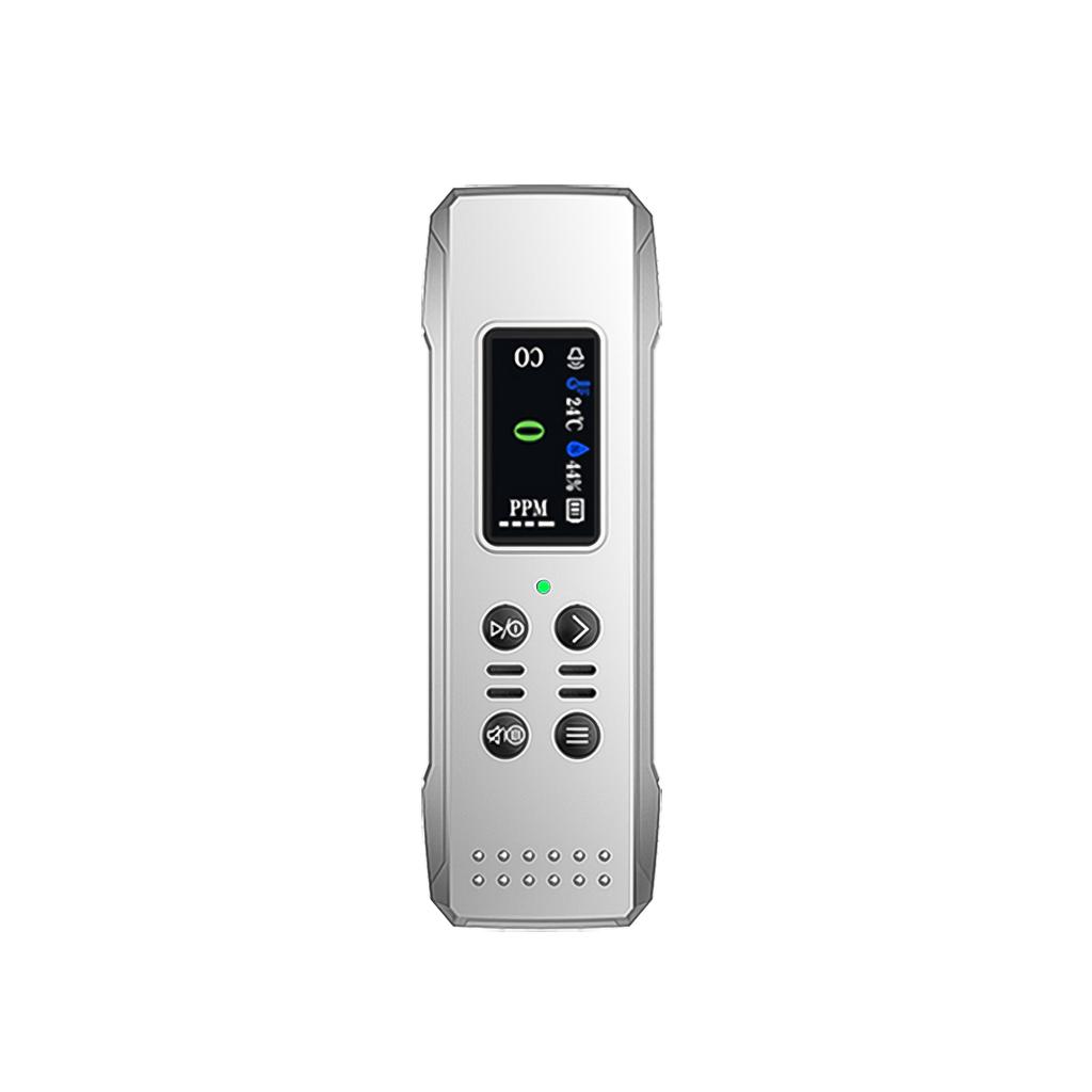 Carbon Monoxide Detectors PortableAirQuality Monitor with Lanyards Alarm CO Meter Temperature HumiditySensor