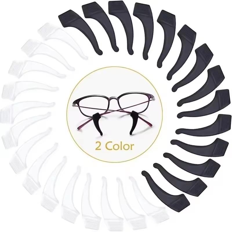 Anti-slip Silicone Ear Grip Glasses Leg Soft Sunglasses Anti Fall Stopper Bracket Fastener Eyeglasses Retainer Holders Accessory