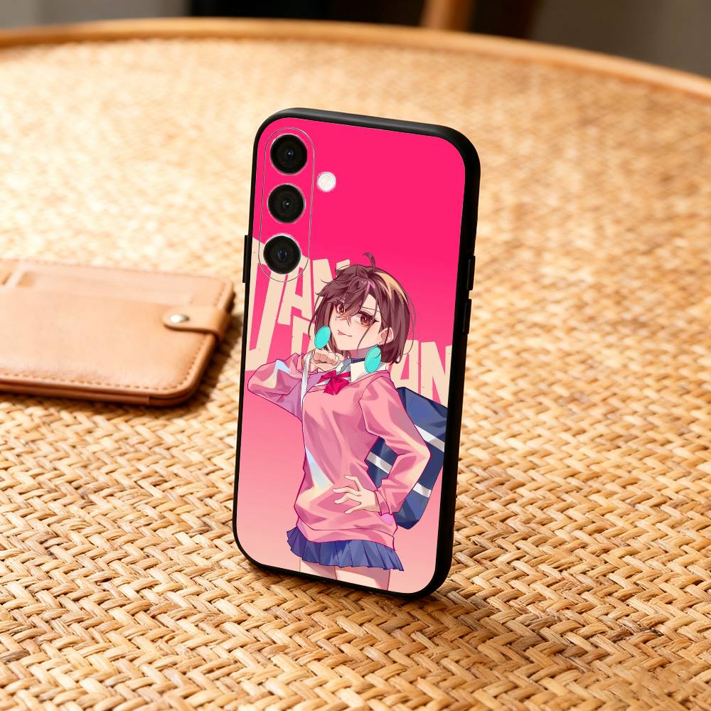 M-Momo Ayase D-Dandadan  Phone Case For Samsung  A73,A21s,A22,A31,A32,A52,A53,A71,A80,Soft Black Shell Samsung a11