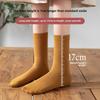 5 Paar Damen Frühling und Herbst Reine Baumwolle Einfarbig Reine Baumwolle Sport Verdickte Mittellange Socken
