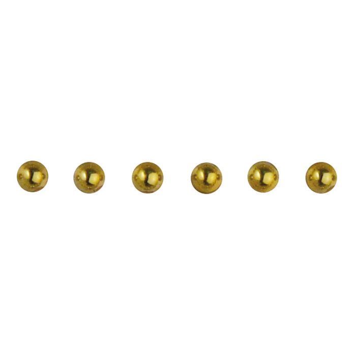 Demi-perle - Rayher - Or - ø 3 mm - Plastique autocollant - 120 pièces