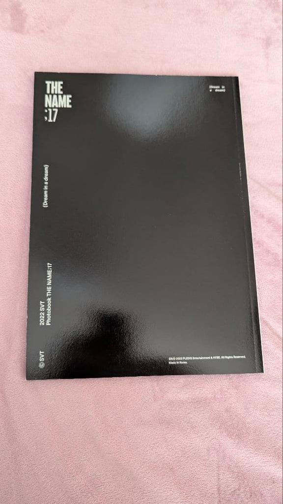 [USED] SEVENTEEN THE NAME Photobook