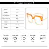 New Fashion Glasses Frame Square Anti-blue Light Women's Large Square Flat Mirror Trend Glasses Frame 1916
