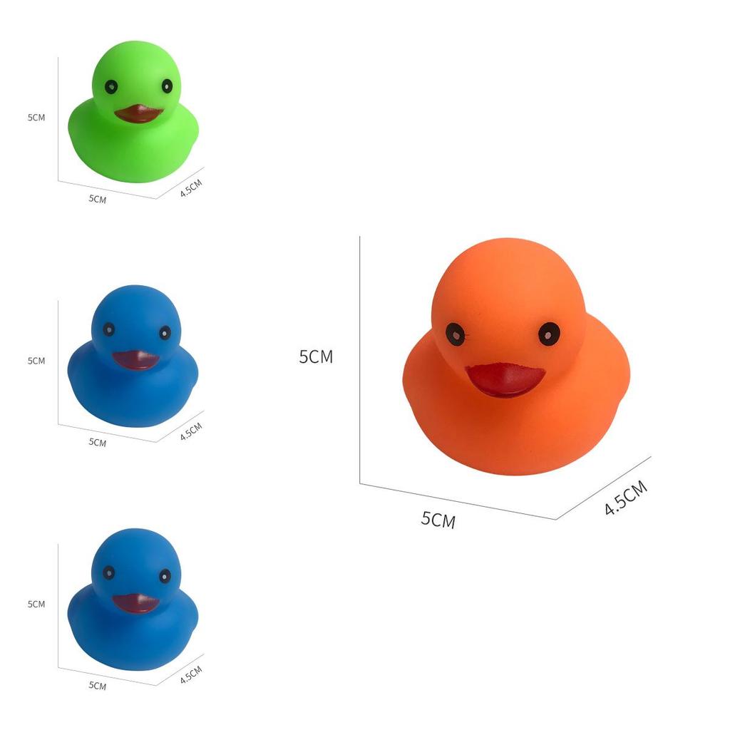 Colorful Small Yellow Duck Squeeze Toy For Swimming Play In Duckling Theme Pool