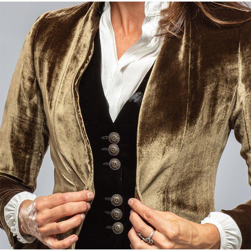 Женский элегантный замшевый пояс длинное пальто модный лацкан свободный кардиган разрез — фото 4