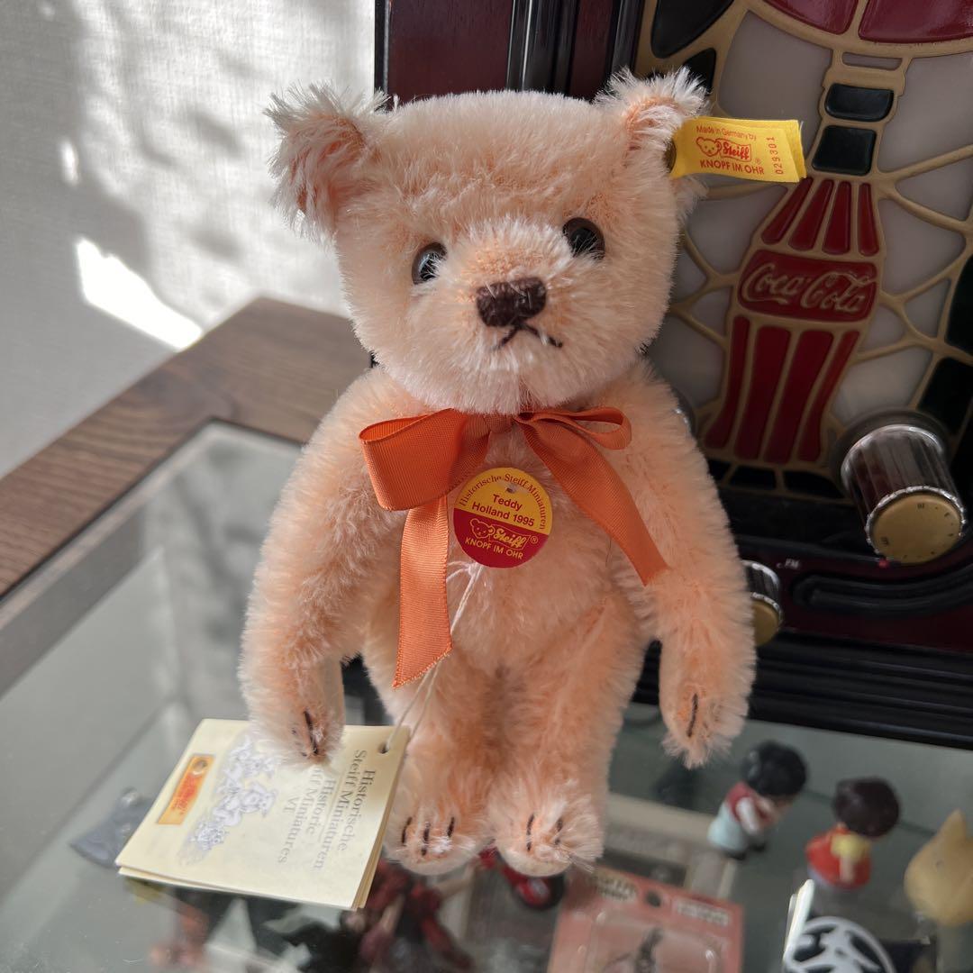 

[USED] Steiff Teddy Bear Holland 1995 Orange