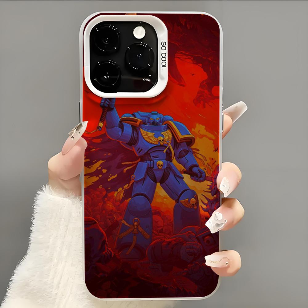 Game W-Warhammers-s 40k Phone Case  Phone Case For iPhone 14 16 15 11 12 13 Pro Max Mini Plus Shockproof Cover