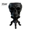 Sukkulenten Pflanzgefäß Mini Gotisches Totenkopf Pflanztopf, 3D Gedruckter Gruseliger Blumentopf, Halloween Party Dekoration Behälter, Schreibtisch für Kleine